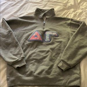 Delta Gamma Quarter Zip Letters